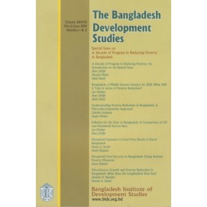 The Bangladesh Development Studies, Volume 37, No. 1 & 2, March-June 2014